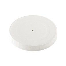 Couvercle carton blanc pour gobelet 120 ml 63 mm - 1 000 pc