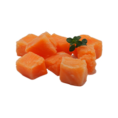 Cubes de saumon 15x15 mm - 1kg x 5 pc