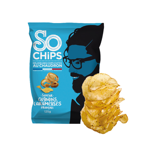 Chips oignons caramélisés SO CHiPS - 40 g x 32 pc