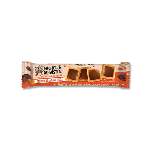 Petits carrés chocolat au lait-caramel - 37.6 g x 18 pc