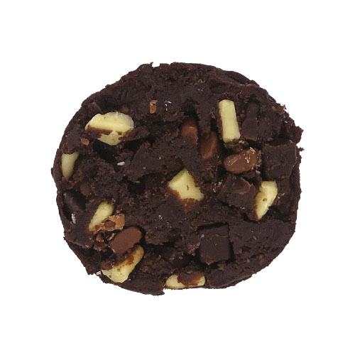Cookie cru triple chocolat - 80 g x 90 pc